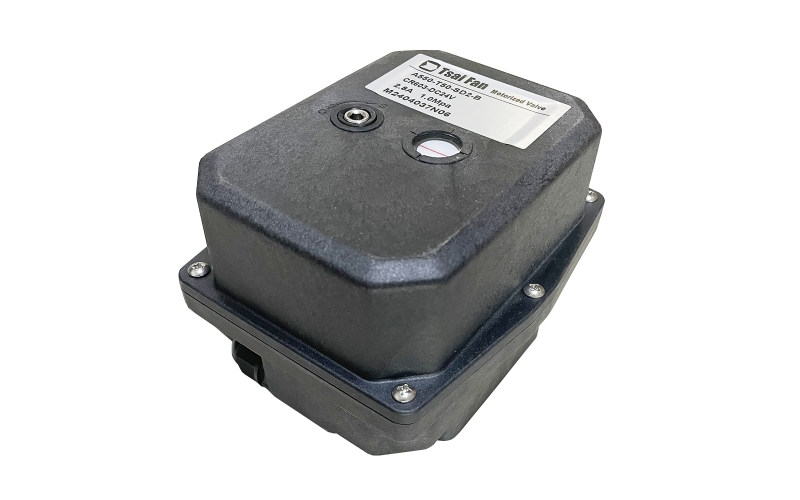 Elektrischer Ventilantrieb mit 50 Nm, Handrad, Positionsanzeiger und ISO 5211 F05/F07 Anschlussflansch